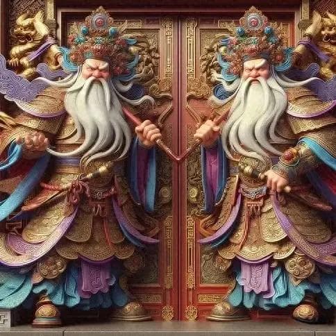 传统贴门神很讲究，单门和双门应该怎么贴？