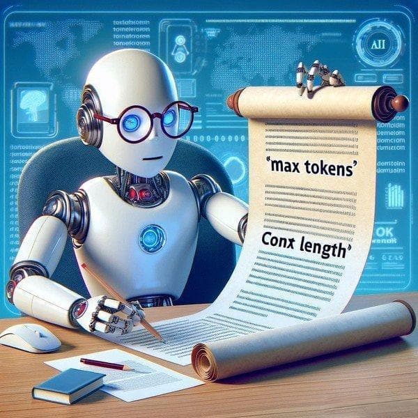 如何调整AI模型参数：max tokens与上下文长度