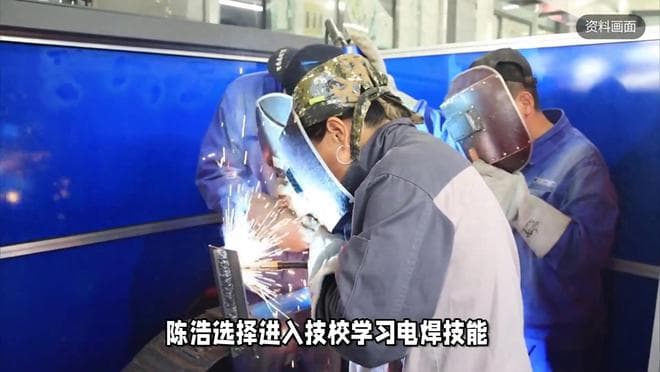 00后小伙逆袭！从学渣到电焊大师傅，月入1万6，每月工资只留3000