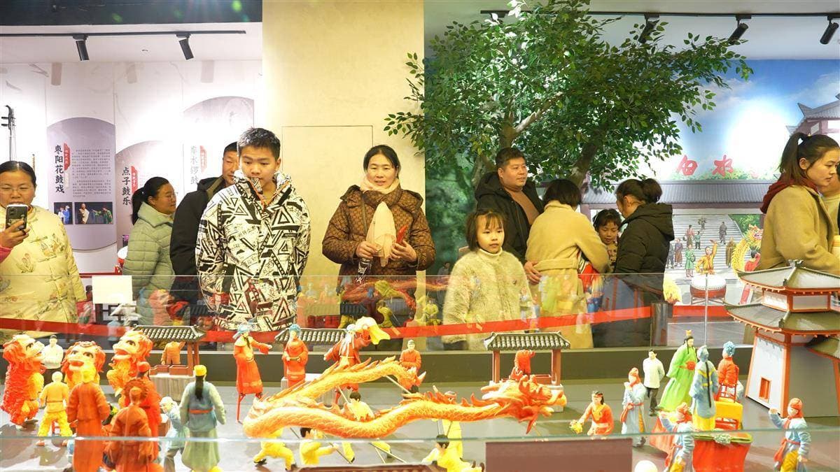 3万余人共赏传统之美，湖北枣阳春节非遗文化活动亮眼