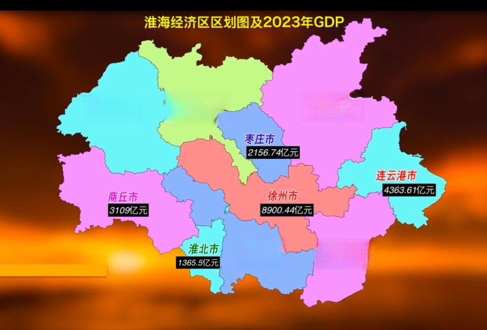 南北挂钩二十年后，徐州带领4万亿经济区起飞
