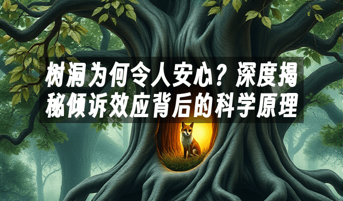 树洞为何令人安心？深度揭秘倾诉效应背后的科学原理