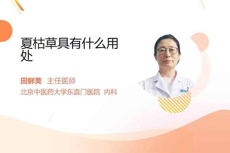 夏枯草具有什么用处