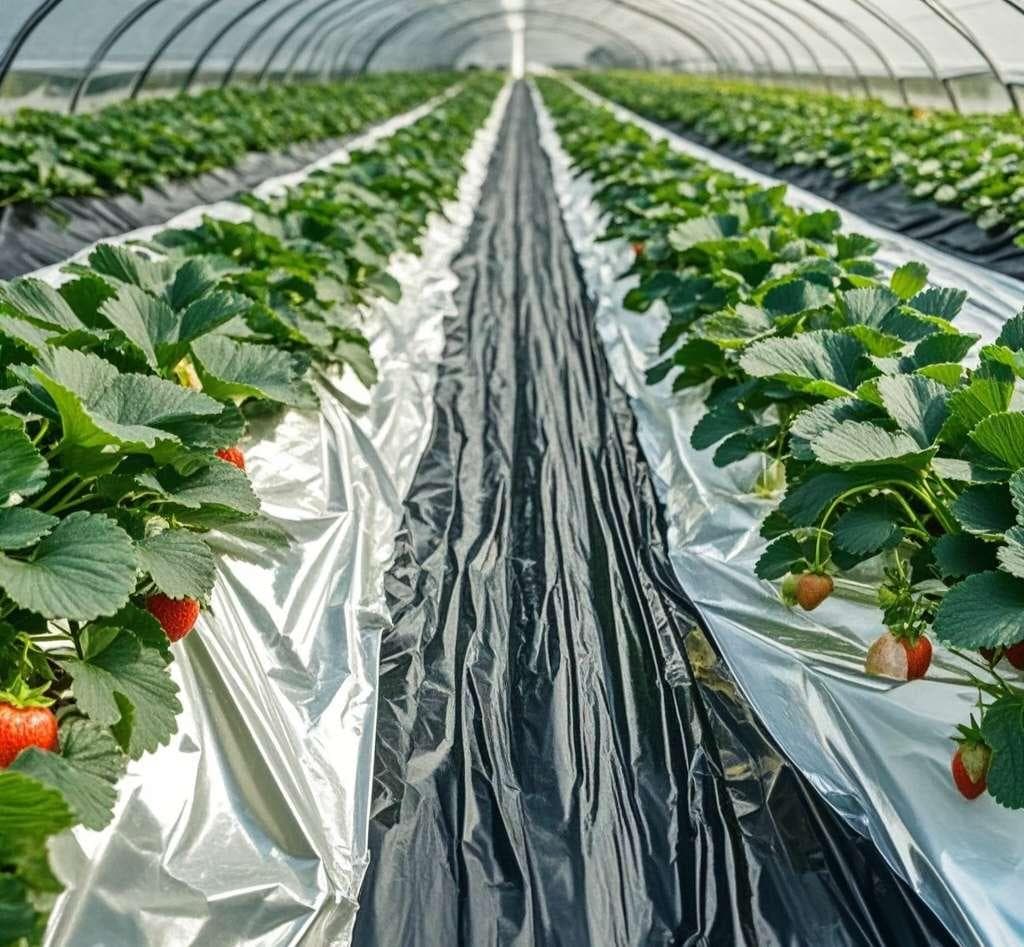 银黑地膜与黑地膜在大棚草莓种植中的优势有哪些？