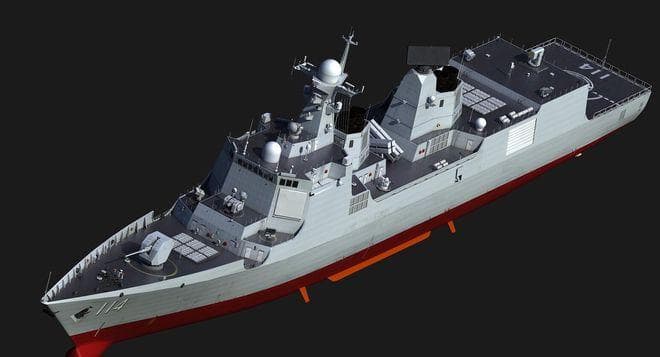 052E驱逐舰动工，垂发数量80个，055B驱逐舰也将下水