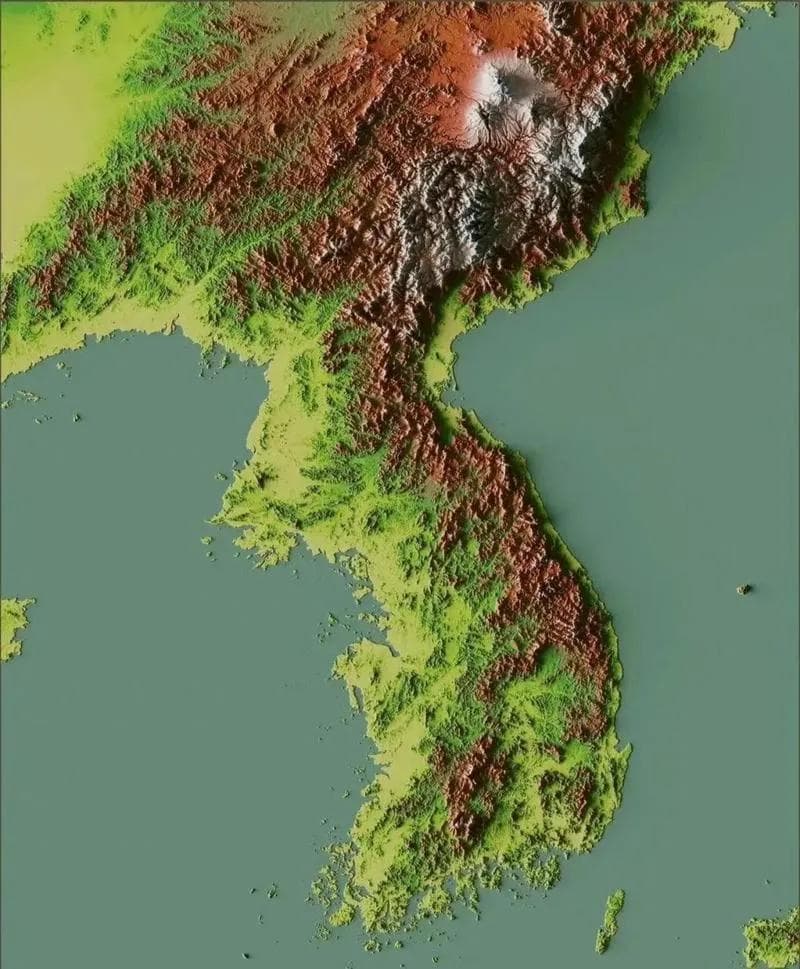 朝鲜半岛地理大揭秘：山地丘陵为主的独特地貌