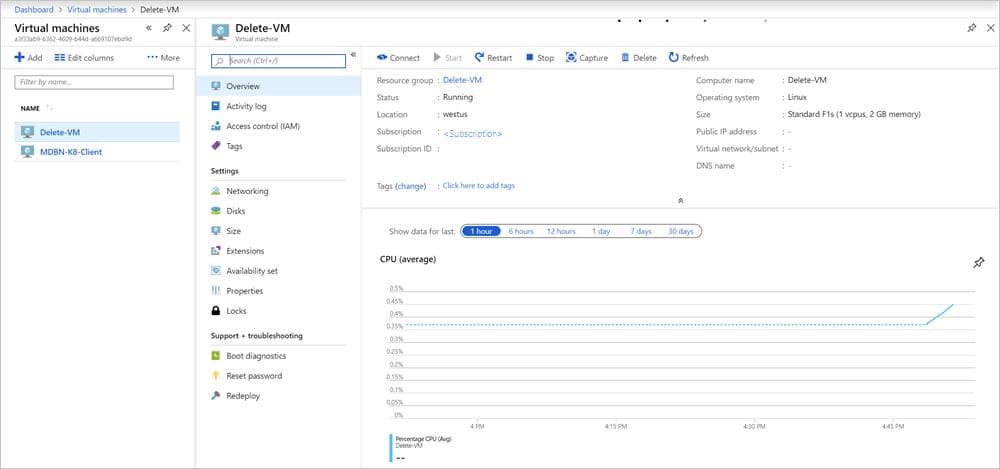 如何删除 Azure Stack Hub 上具有依赖项的虚拟机