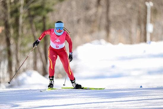 亚冬会：中国队包揽越野滑雪女子5公里（自由技术）前四名