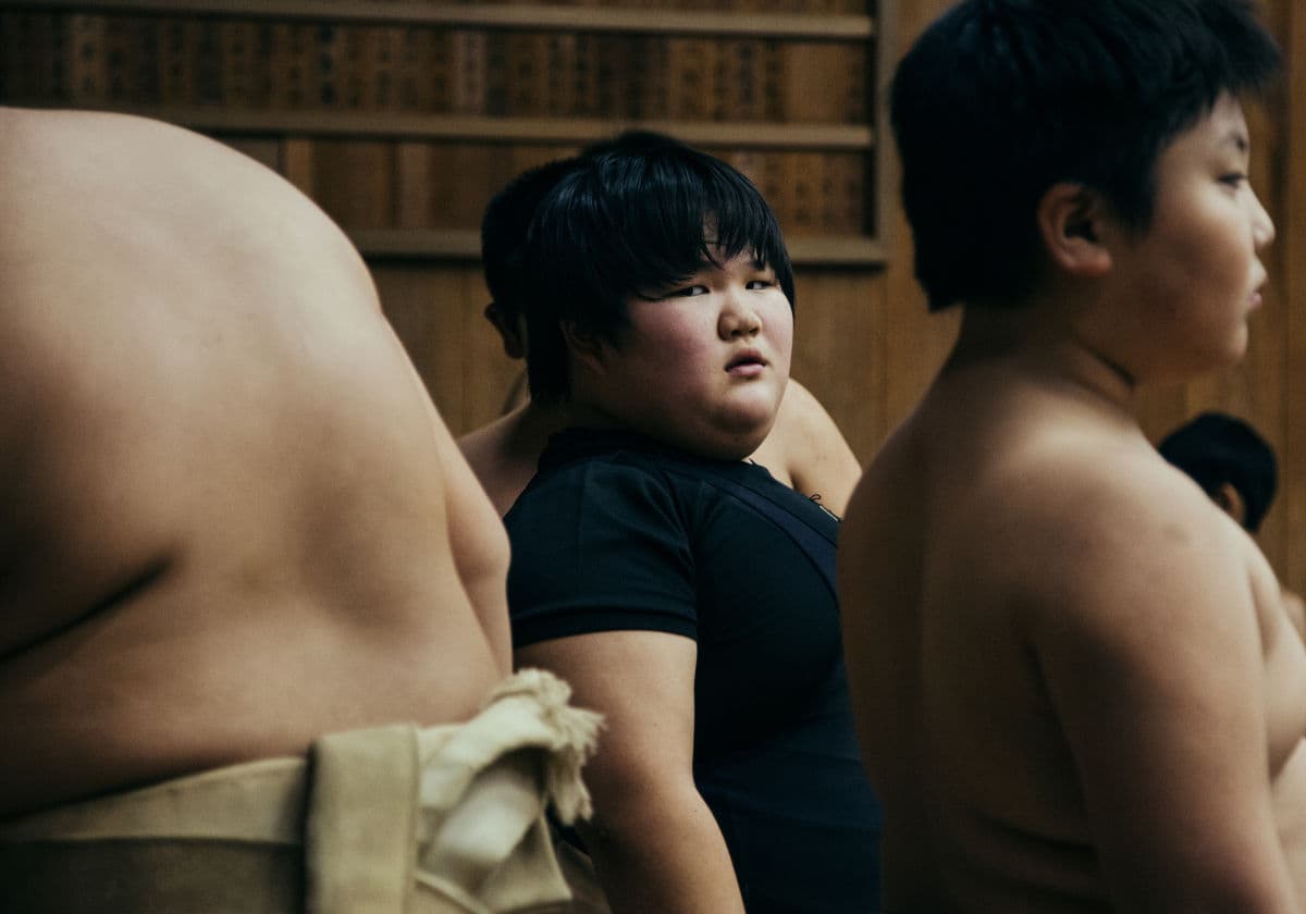 当女孩走上相扑赛场