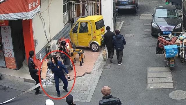 杭州居民楼起火6分钟被控制 应急消防柜立功