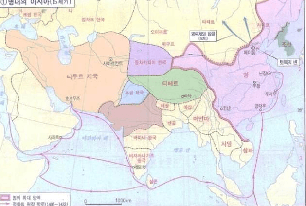 【原】扎心了，外国人画的明清地图对比：到底谁奠定了中国版图