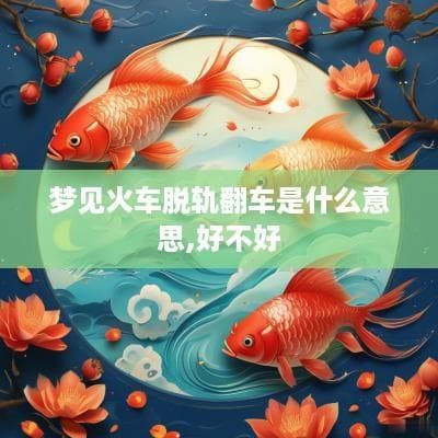 梦见火车脱轨翻车是什么意思,好不好