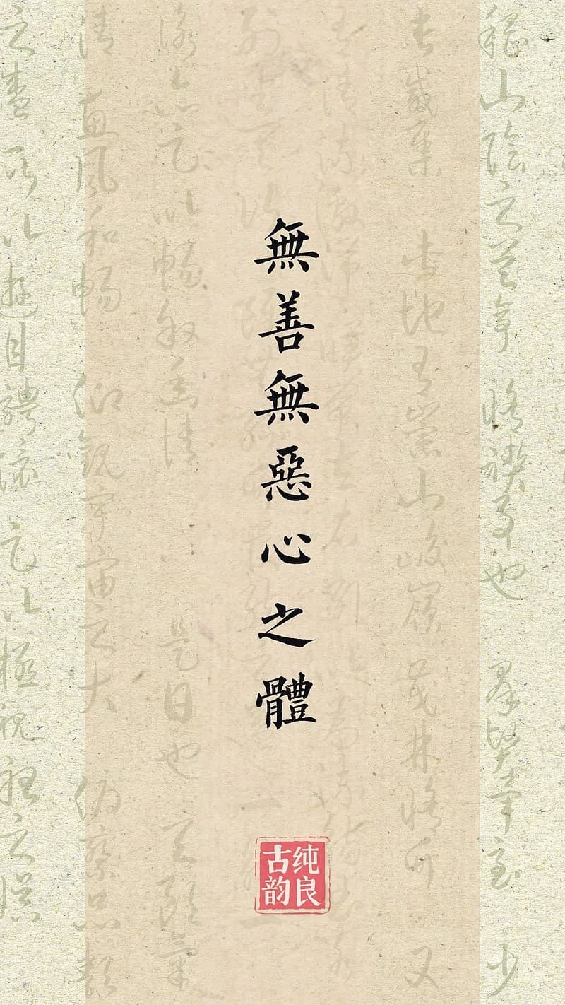 王阳明《四句教》：知善知恶是良知