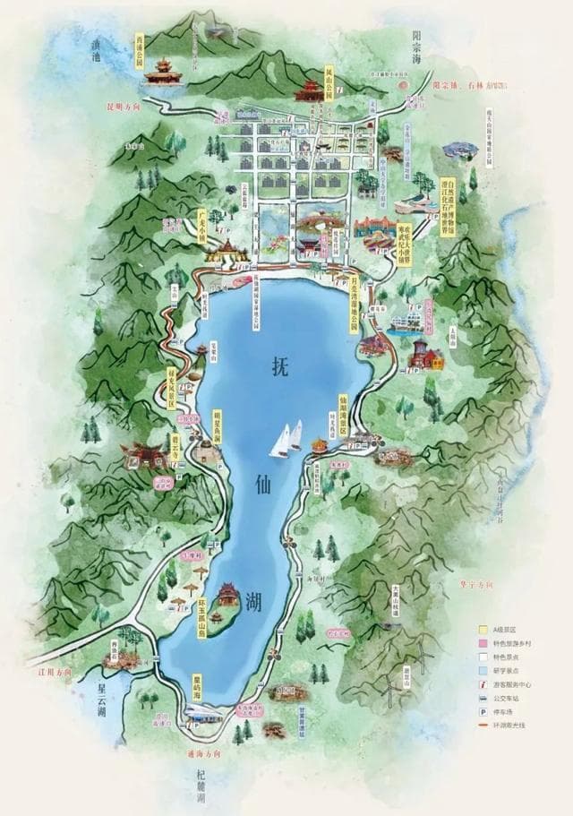 云南抚仙湖攻略：从湿地公园到化石博物馆，9处必玩景点