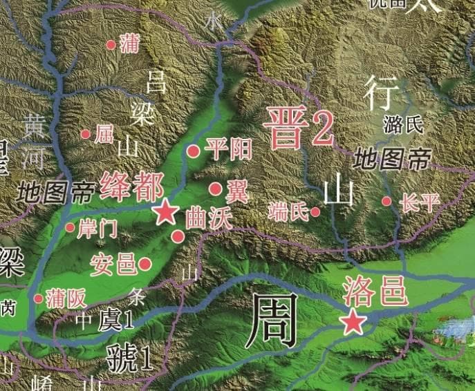 虢国与虞国的地理位置及其历史意义
