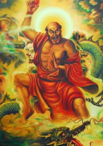 降龙罗汉：佛教传说中的力量化身