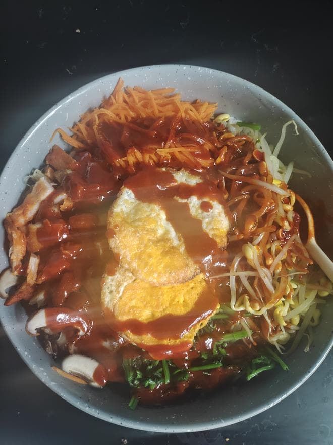 家庭版韩式拌饭（简单版）