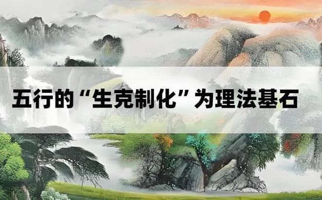 五行之间“生克制化”，才是构建八字“理法”的基石，你知道吗？