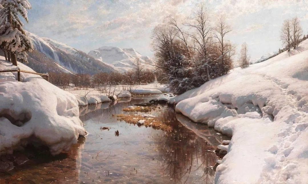 谁能比他画雪景，画的好？附：画雪景小技巧｜百画苑·国展素材