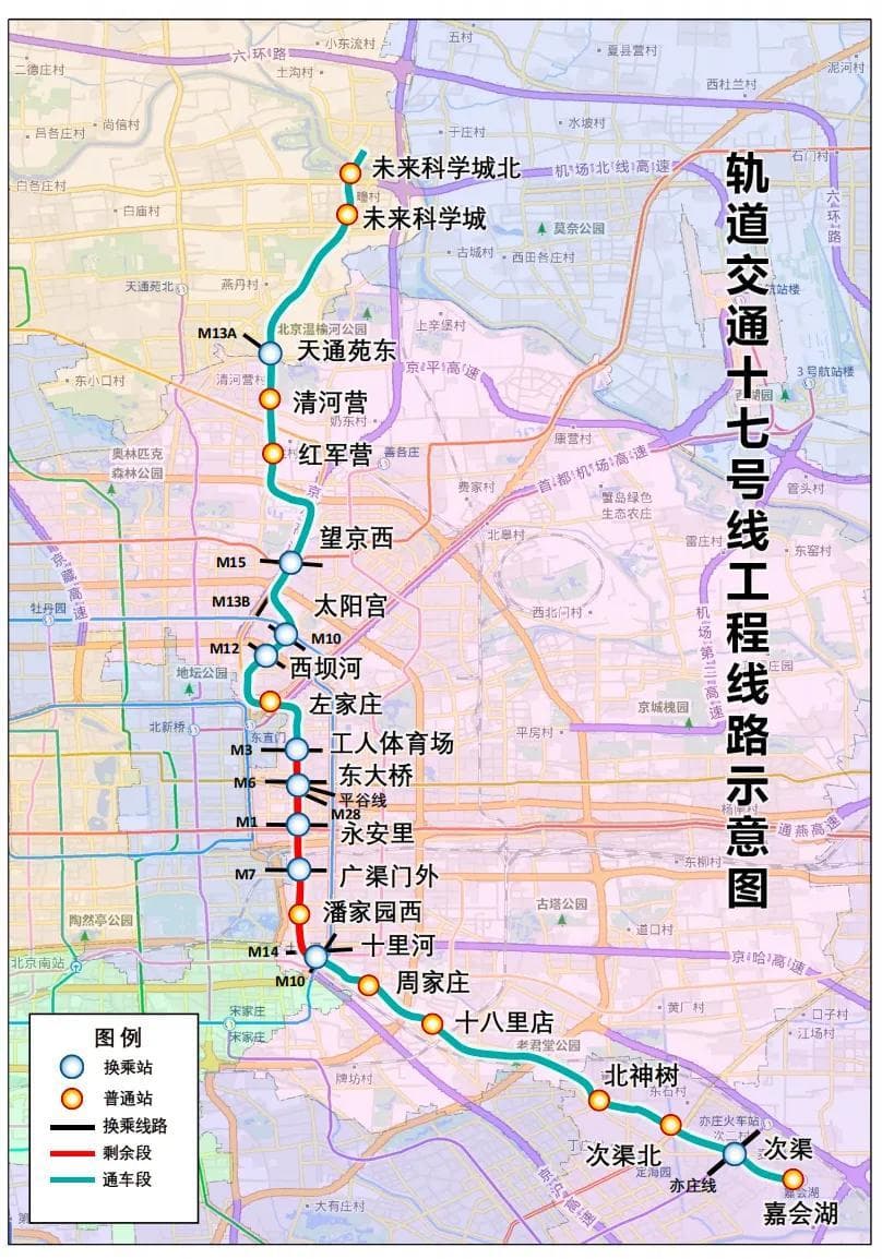 北京地铁17号线、6号线南延最新进展：2025年将实现全线贯通