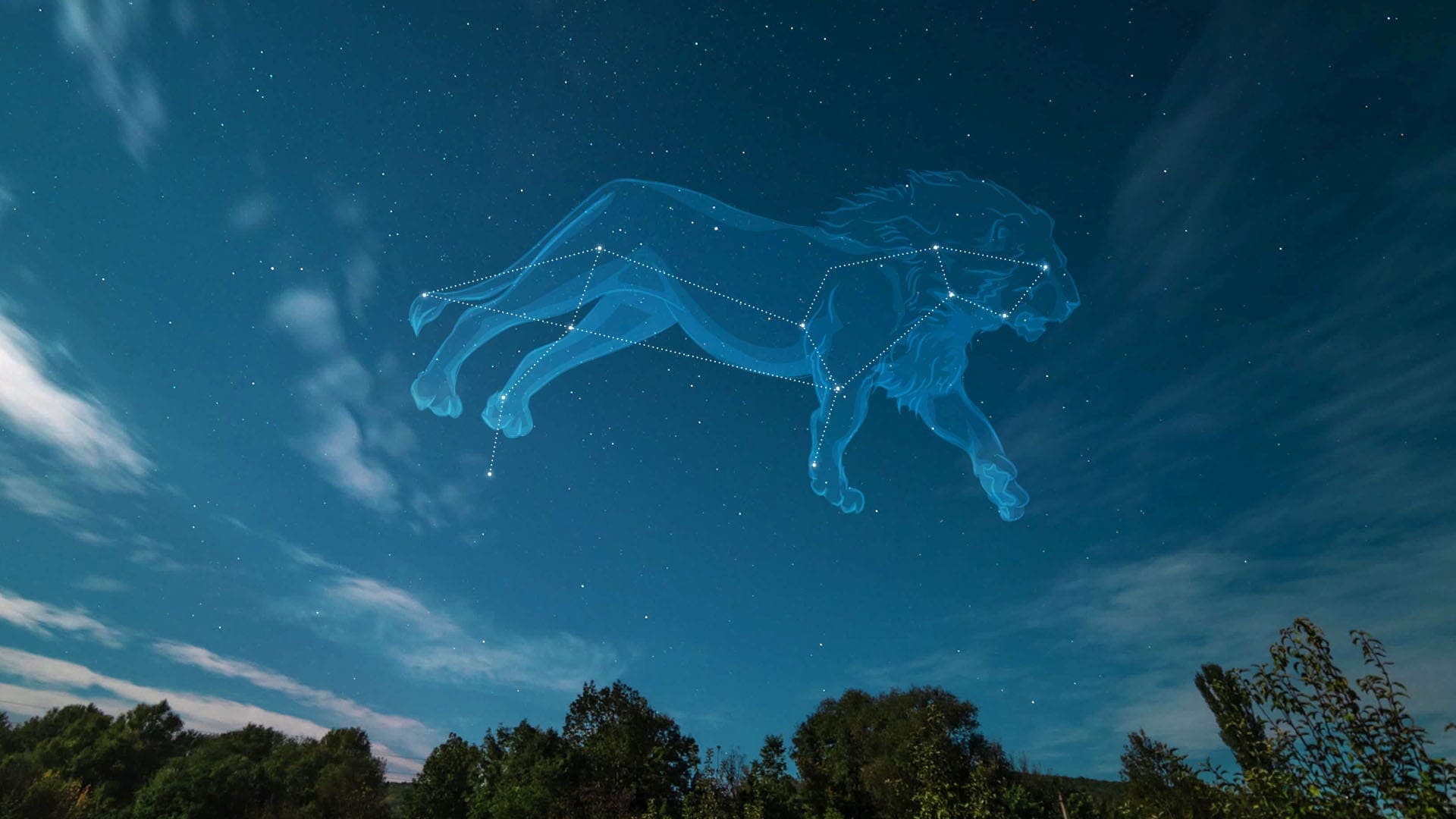 夜空中的宇宙猫：星座、星系、星云等