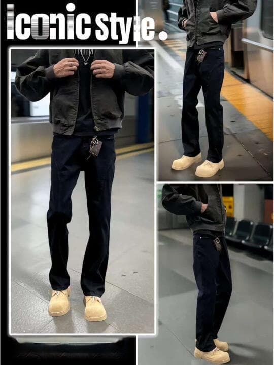 修身直筒牛仔裤打造时尚造型全攻略