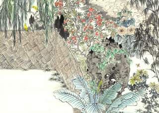 杜甫《江畔独步寻花》赏析：黄四娘家花满蹊，千朵万朵压枝低