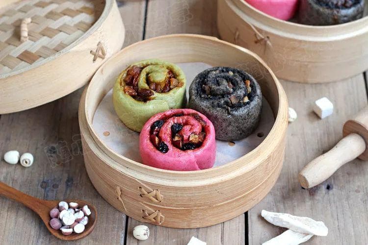 四神元气花卷：一道营养丰富的发面美食