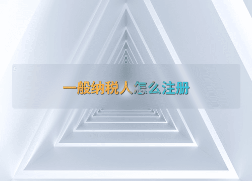 一般纳税人注册流程详解