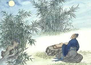 独坐幽篁里，弹琴复长啸。全诗意思及赏析