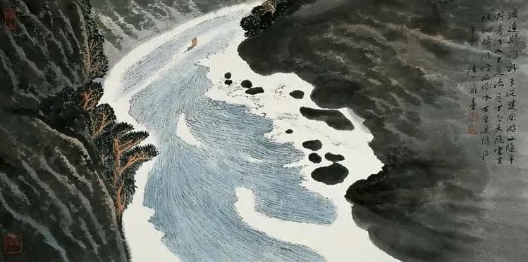 “山随平野尽，江入大荒流”--李白《渡荆门送别》全诗翻译赏析