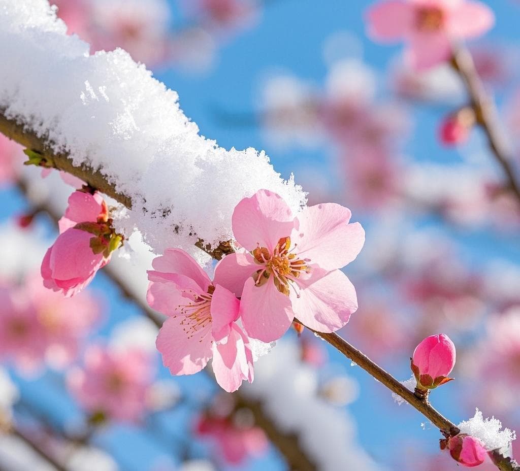 桃花雪”的由来：春日里的梦幻奇缘
