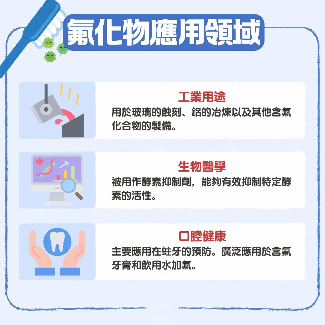 氟化物是什么？含氟牙膏可以预防蛀牙？5分钟了解氟化物对口腔的应用及注意事项