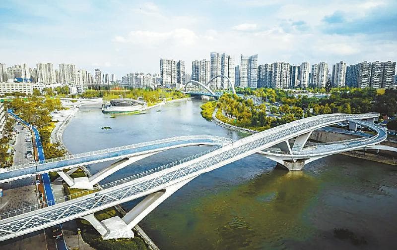 从1.0版本到3.0版本，成都高新区多座桥梁成为新的城市地标