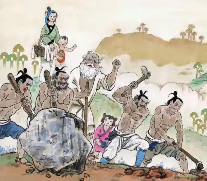愚公移山在教导我们破坏环境？著名诗人席慕蓉，建议将其移出课本