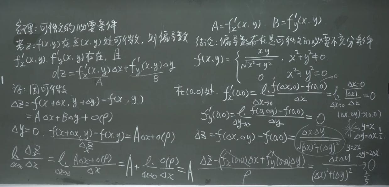 高等数学中的全微分概念与应用