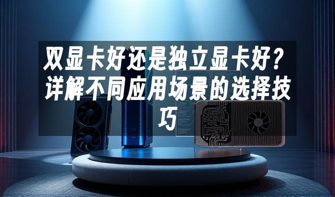 双显卡好还是独立显卡好？详解不同应用场景的选择技巧