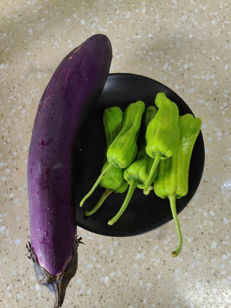 青椒炒茄子
