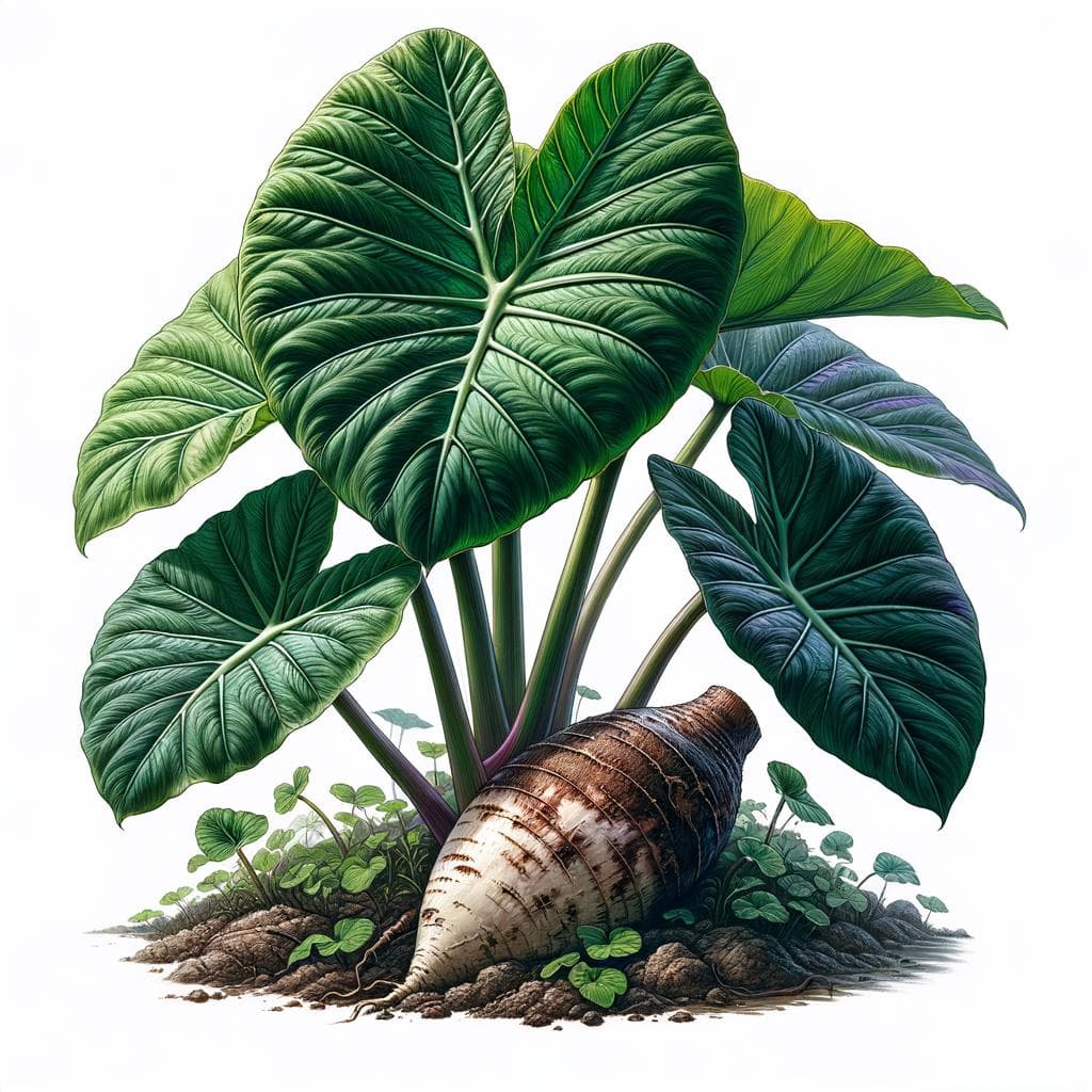 芋头（Colocasia esculenta）：一种承载文化与实用价值的植物