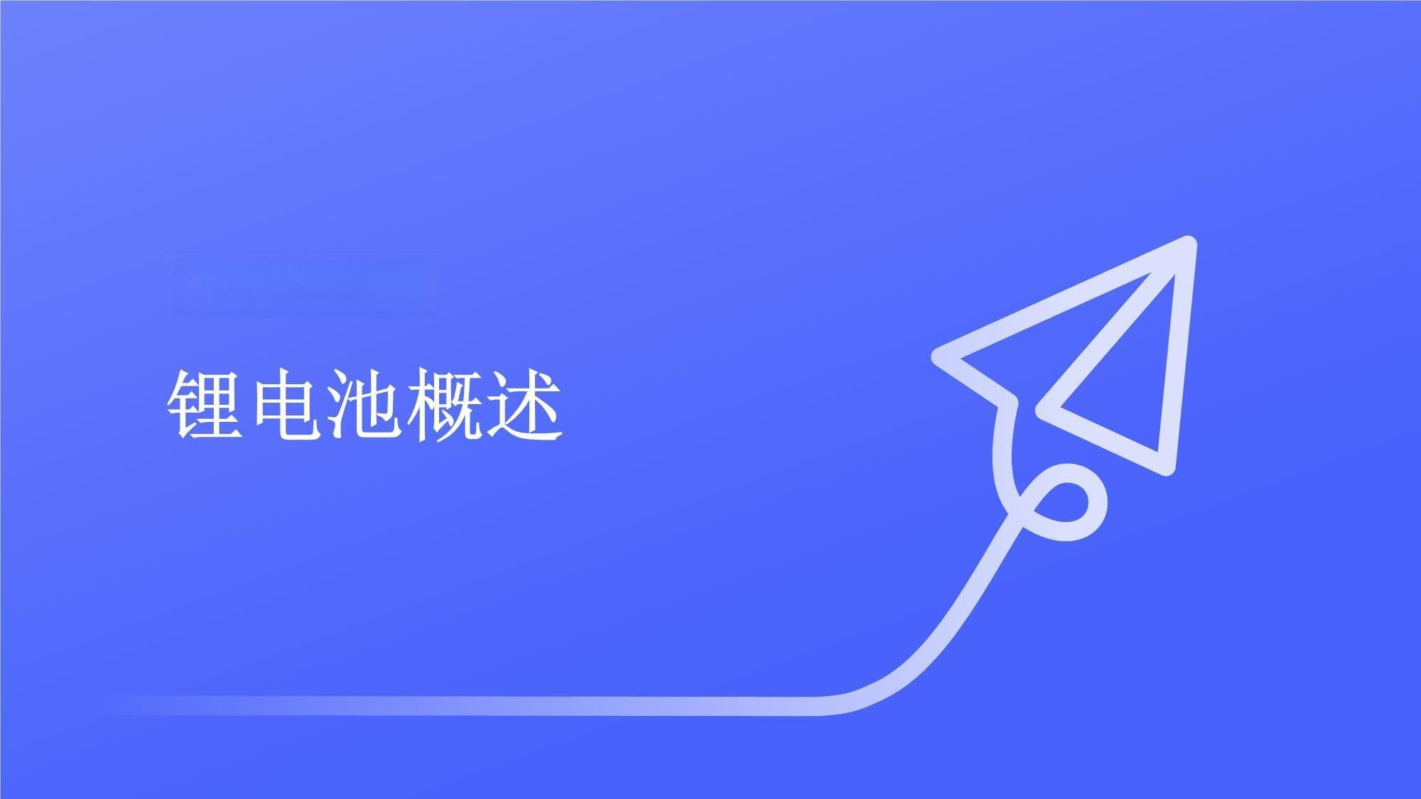 锂电池基本知识培训课件