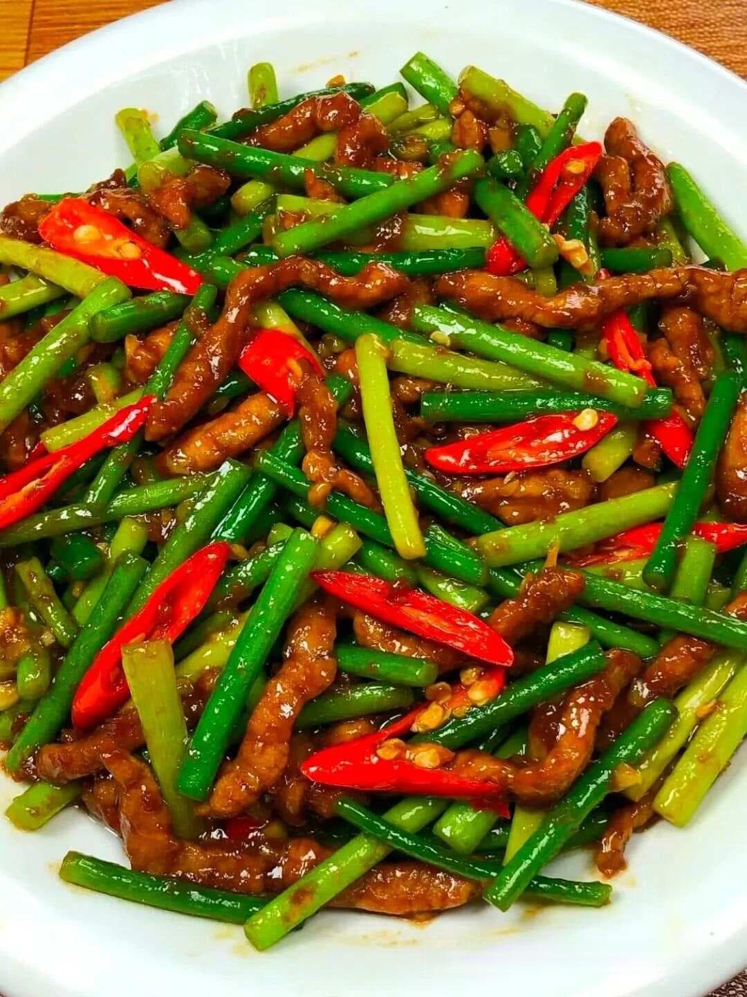 蒜苔炒肉，你最爱用什么肉？