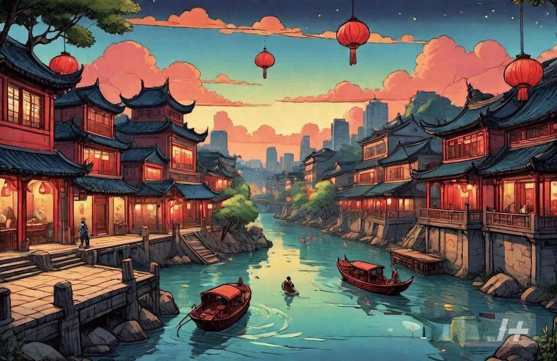 西塘的江南水乡，浙江的古镇之旅