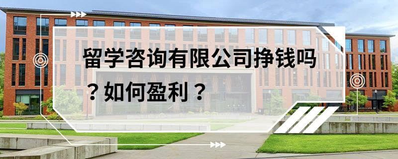 留学咨询公司如何盈利？揭秘留学中介的收入来源与经营策略