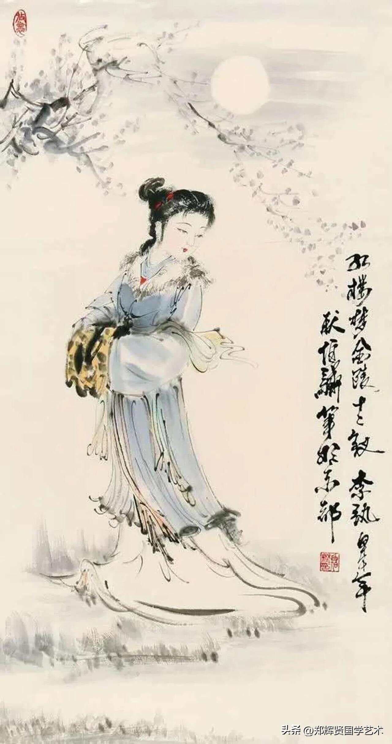 怎样画好一幅中国仕女图