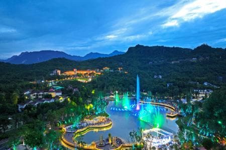 绵阳罗浮山旅游景区：AAAA级景区，温泉、奇石、羌族文化于一体