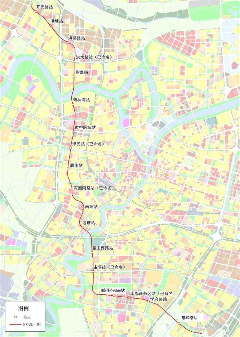 2024年宁波地铁8号线一期站名公布
