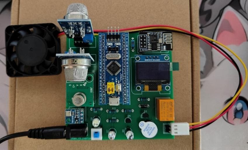 基于STM32的气体监测系统设计与实现