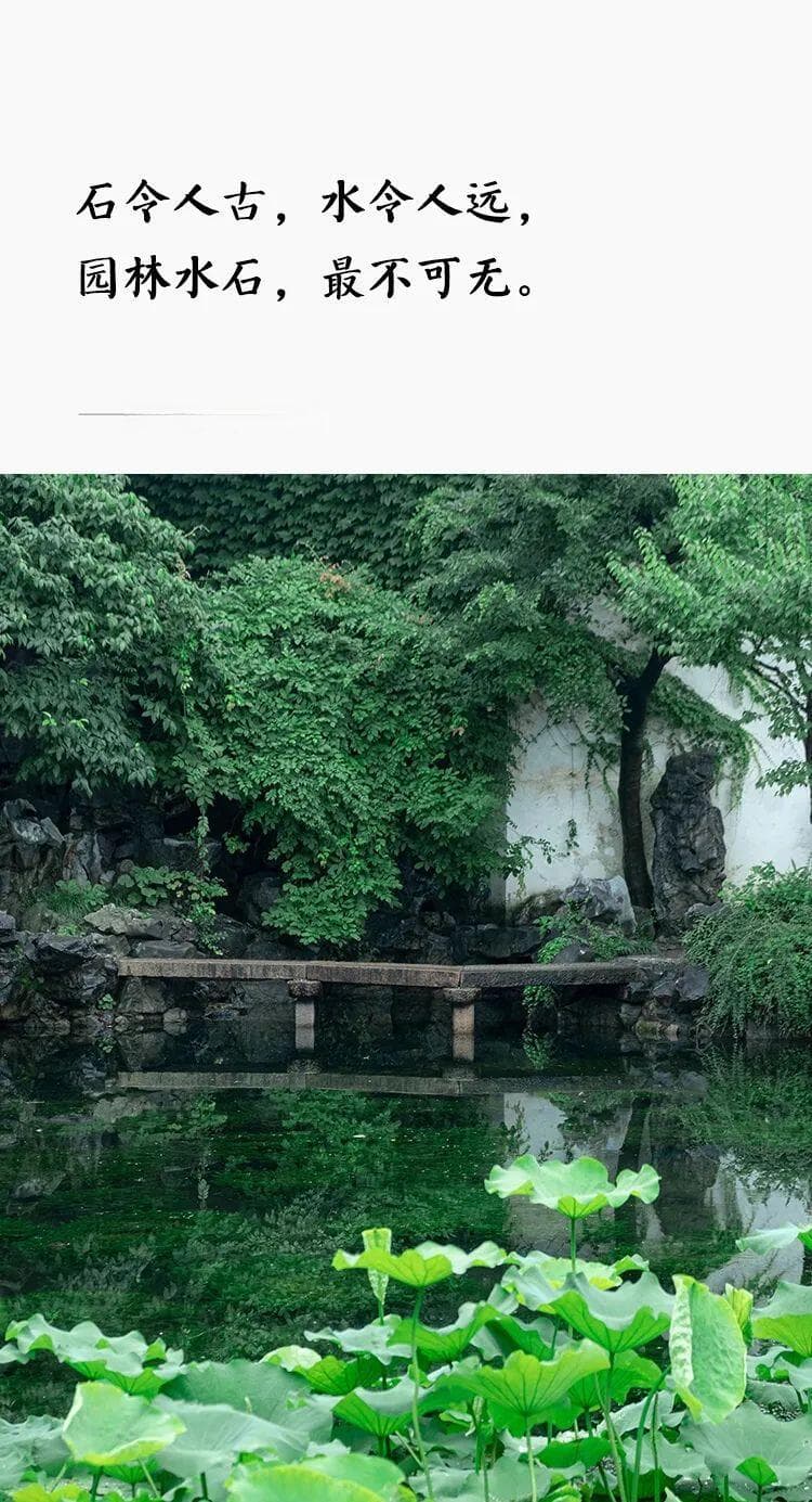 苏州园林“理水”的艺术美