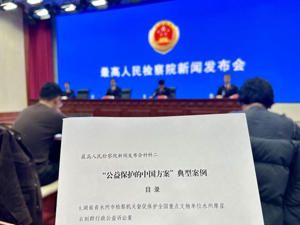 去年前11个月检察机关办理公益诉讼案超14万件