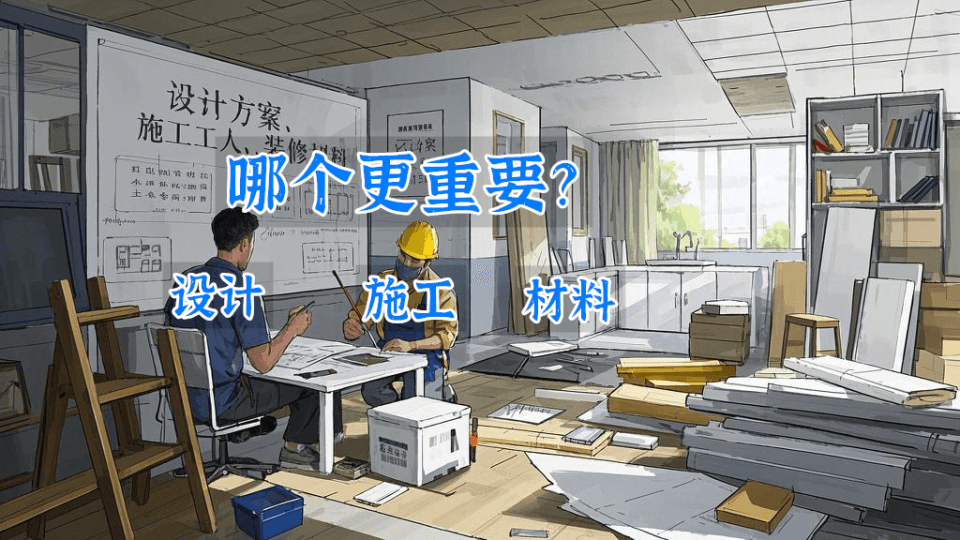 装修中，设计、施工与材料，哪个更重要？